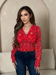 Kiara Top-Red